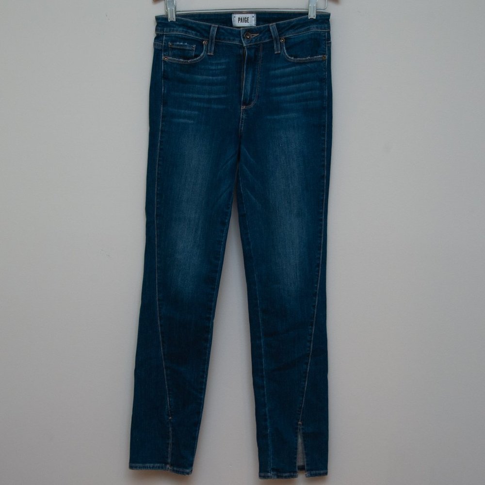 PAIGE Denim Julia Size 27 Twisted Seams Jeans